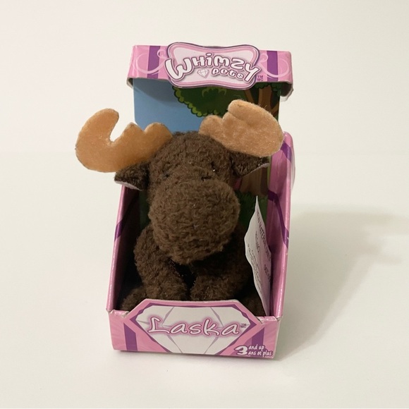 Whimzy Pets Laska Moose Plush Toy Mini - Picture 1 of 11